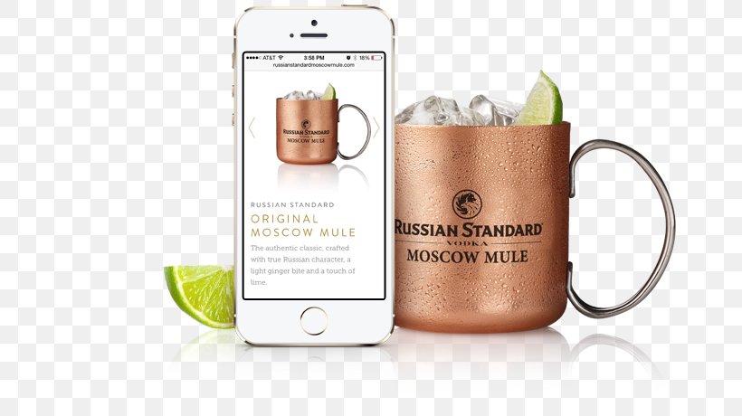 Moscow Mule Russian Standard Buck Vodka Cocktail, PNG, 682x460px, Moscow Mule, Brand, Buck, Cocktail, Mug Download Free
