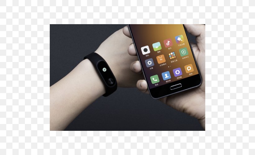 Xiaomi Mi Band 2 Heart Rate Monitor Smartwatch, PNG, 500x500px, Xiaomi Mi Band 2, Activity Tracker, Bluetooth, Bluetooth Low Energy, Bracelet Download Free