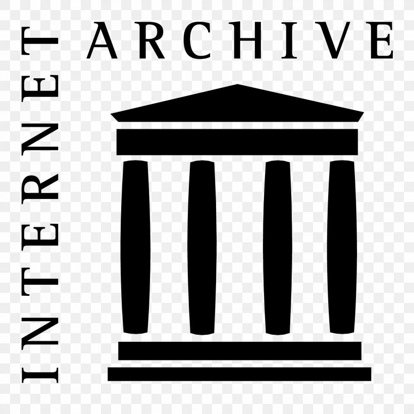 Internet Archive Web Archiving Library, PNG, 1598x1598px, Internet Archive, Area, Black, Black And White, Brand Download Free
