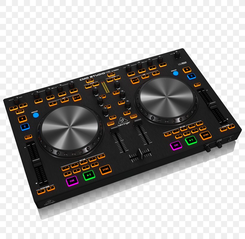 Behringer CMD Studio 4A DJ Controller Disc Jockey MIDI Controllers, PNG, 800x800px, Dj Controller, Audio, Audio Equipment, Audio Mixers, Computer Software Download Free
