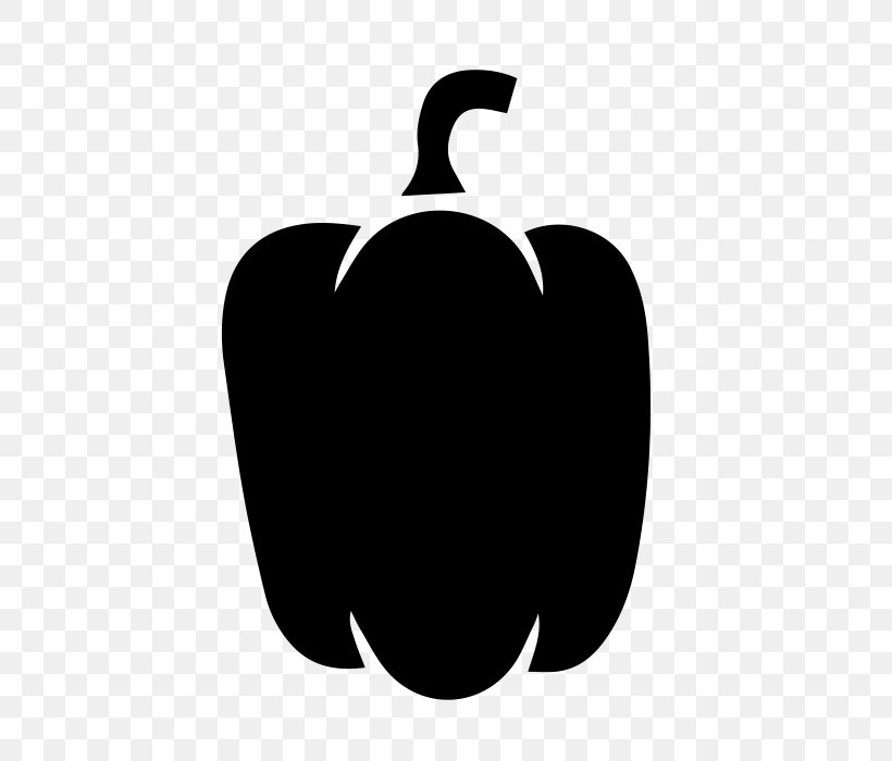 Bell Pepper Detoxification Food Clip Art, PNG, 700x700px, Bell Pepper, Alternative Health Services, Black, Black And White, Capsicum Download Free