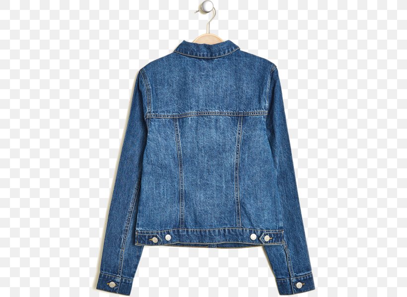 Denim Sleeve Jeans Blouson Jacket, PNG, 452x600px, Denim, Blouson, Button, Clothing, Coat Download Free