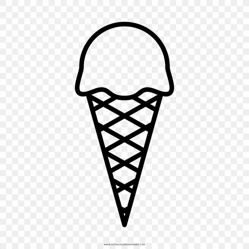 Ice Cream Drawing Coloring Book Freezie Painting, PNG, 1000x1000px, Ice Cream, Adult, Black, Black And White, Body Jewelry Download Free