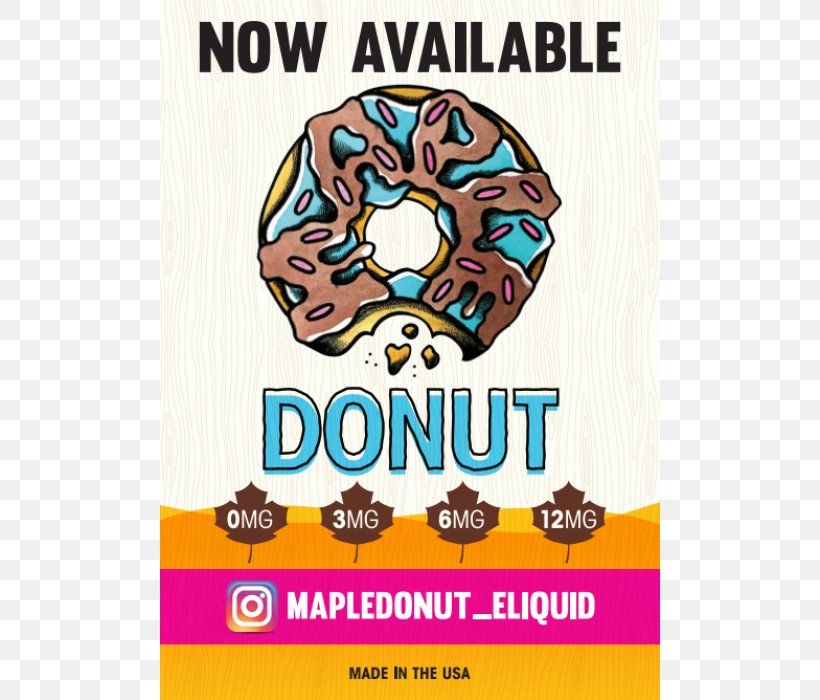 Maple Donuts, Inc. Frosting & Icing Maple Bacon Donut, PNG, 700x700px, Donuts, Area, Brand, Flavor, Frosting Icing Download Free