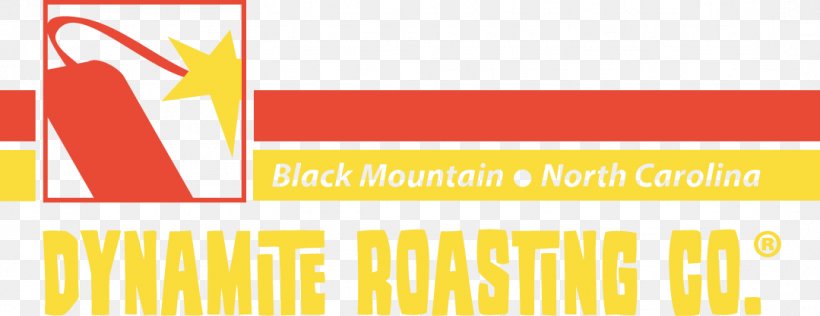 Dynamite Roasting Company Fair Trade Coffee Logo, PNG, 1079x417px, Coffee, Advertising, Area, Banner, Black Mountain Download Free
