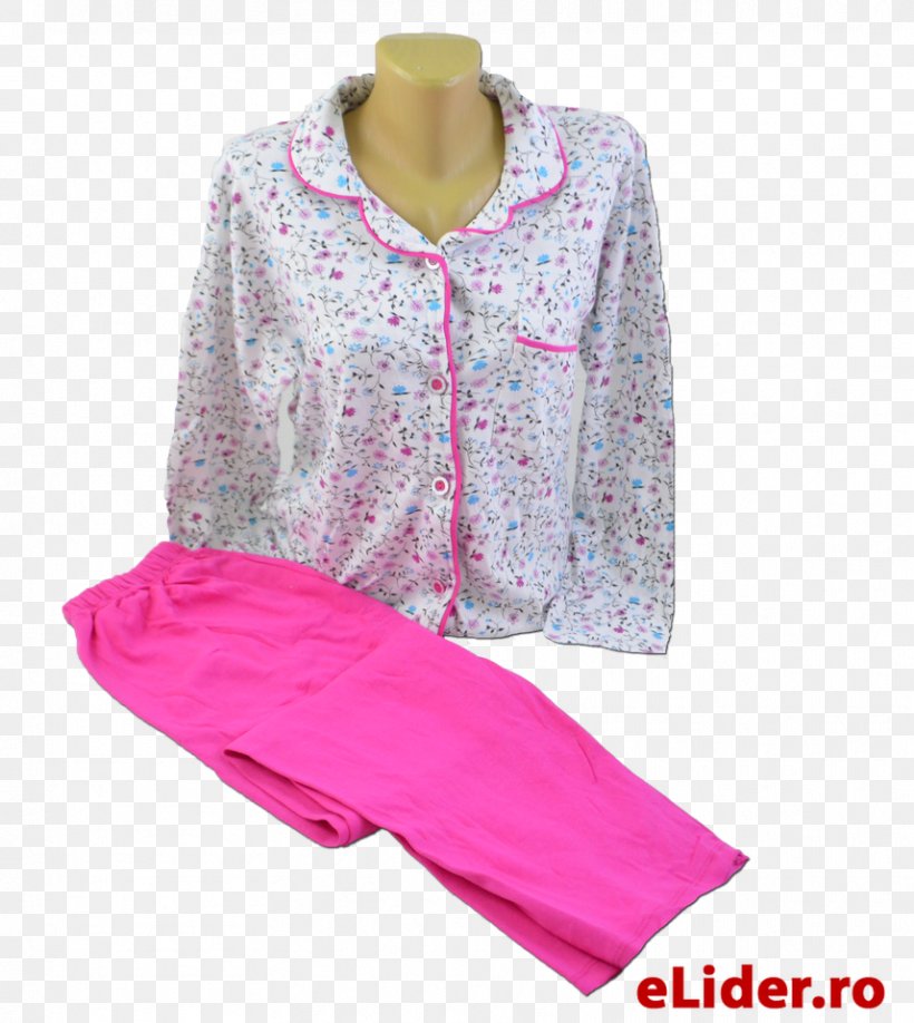 Pajamas Sleeve Blouse Pink M Dress, PNG, 857x960px, Pajamas, Blouse, Clothing, Day Dress, Dress Download Free