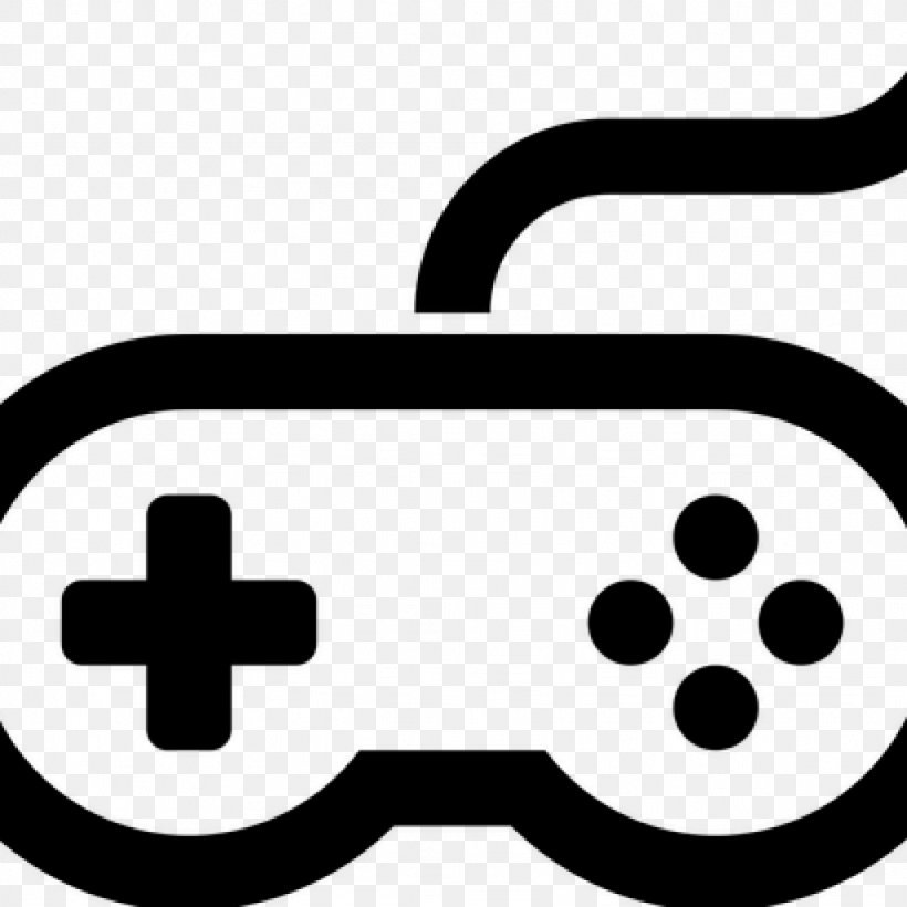 Xbox 360 Controller Game Controllers PlayStation 4 Video Game, PNG, 1024x1024px, Xbox 360 Controller, Black, Black And White, Drawing, Game Download Free