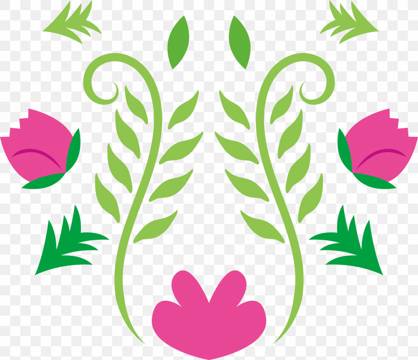 Flower Clipart Flower Art, PNG, 3000x2590px, Flower Clipart, Branching, Flower, Flower Art, Green Download Free