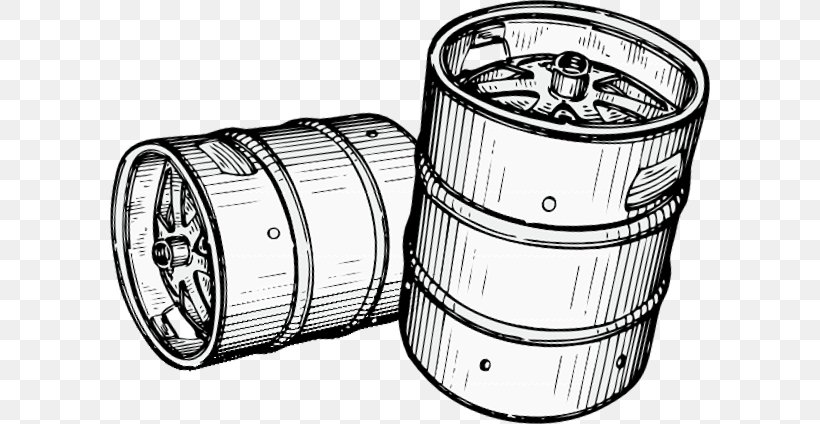 Beer Keg Barrel Clip Art, PNG, 600x424px, Beer, Automotive Tire, Barrel, Beer Glassware, Black And White Download Free