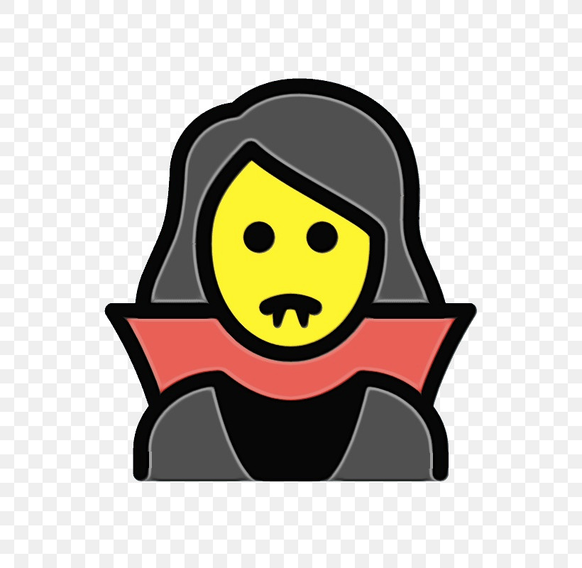 Emoji Zero-width Joiner Unicode Vampire Gender Symbol, PNG, 800x800px, Watercolor, Emoji, Gender Symbol, Meaning, Paint Download Free