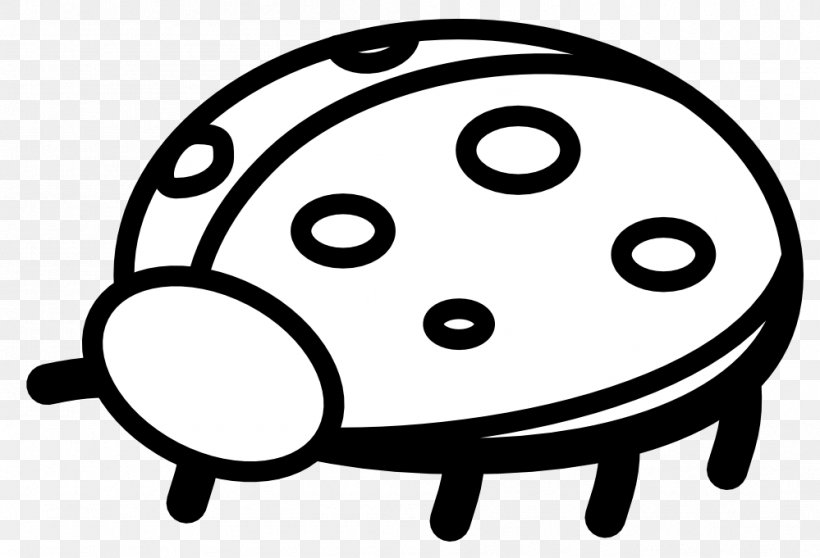 Ladybird Beetle Outline Clip Art, PNG, 999x681px, Ladybird Beetle, Animal, Beetle, Black And White, Computer Download Free