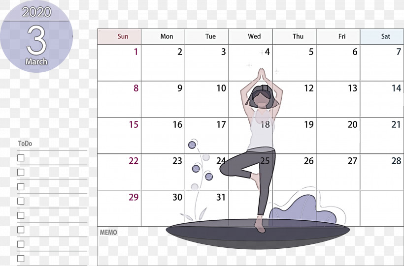 March 2020 Calendar March 2020 Printable Calendar 2020 Calendar, PNG, 3000x1982px, 2020 Calendar, March 2020 Calendar, Balance, Calendar, Diagram Download Free