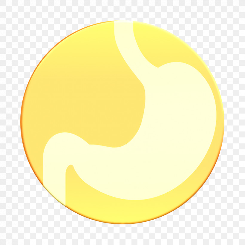 Medical Elements Icon Stomach Icon, PNG, 1234x1234px, Medical Elements Icon, Crescent, Meter, Stomach Icon, Yellow Download Free