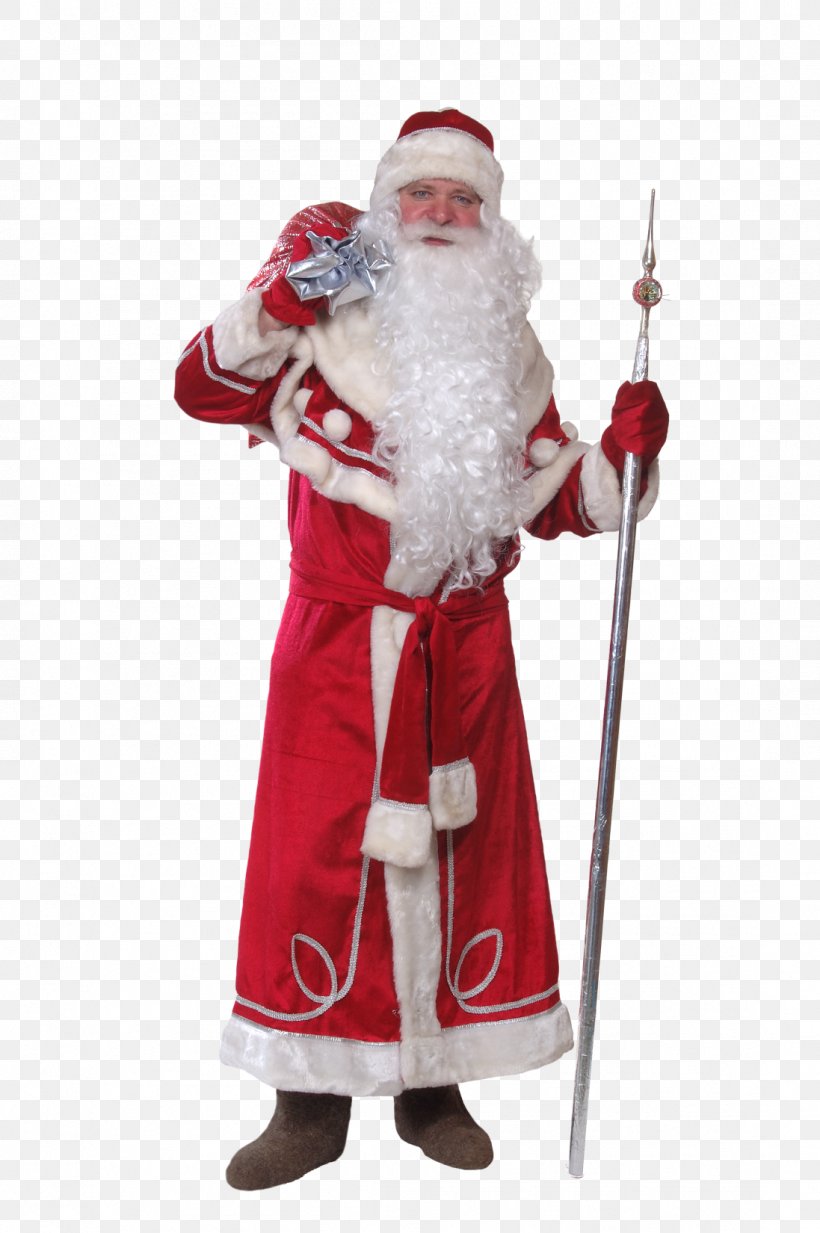 Santa Claus Ded Moroz Snegurochka Grandfather Ziuzia, PNG, 1097x1650px, Santa Claus, Beard, Christmas, Christmas Day, Christmas Ornament Download Free