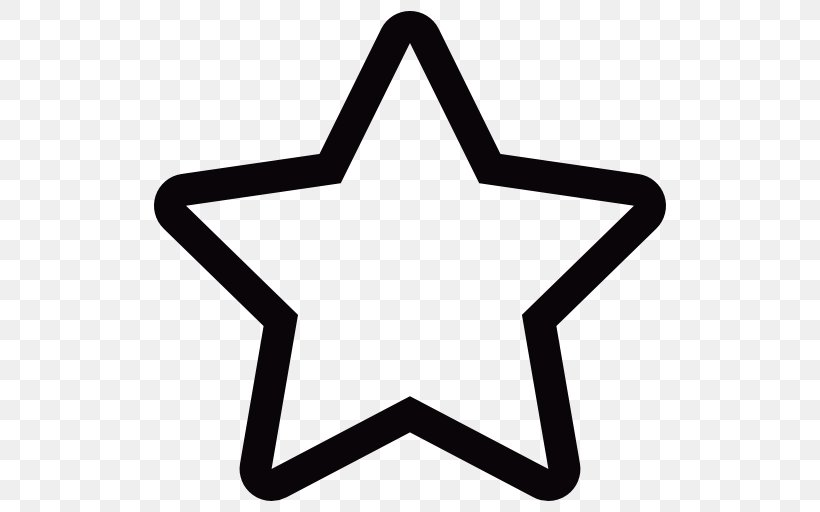 Three-dimensional Five-pointed Star, PNG, 512x512px, Star, Area, Black And White, Drawing, Fivepointed Star Download Free
