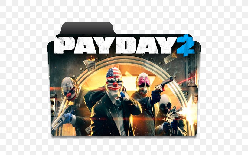 Payday 2 Payday: The Heist Video Game PlayStation 3 Overkill Software, PNG, 512x512px, 505 Games, Payday 2, Computer Software, Firstperson Shooter, Game Download Free