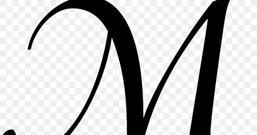 M&M's Letter Brand Clip Art, PNG, 1200x630px, Letter, Black, Black And White, Brand, Cursive Download Free