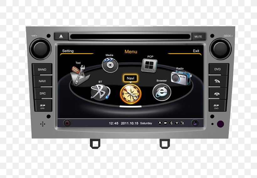 Peugeot 207 GPS Navigation Systems Car Peugeot 307, PNG, 778x569px, Peugeot, Car, Electronic Visual Display, Electronics, Gps Navigation Systems Download Free