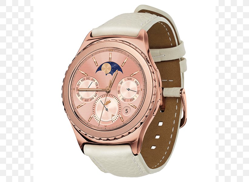 Samsung Gear S2 Classic Samsung Galaxy Gear Smartwatch, PNG, 800x600px, Samsung Gear S2, Android, Beige, Brand, Brown Download Free