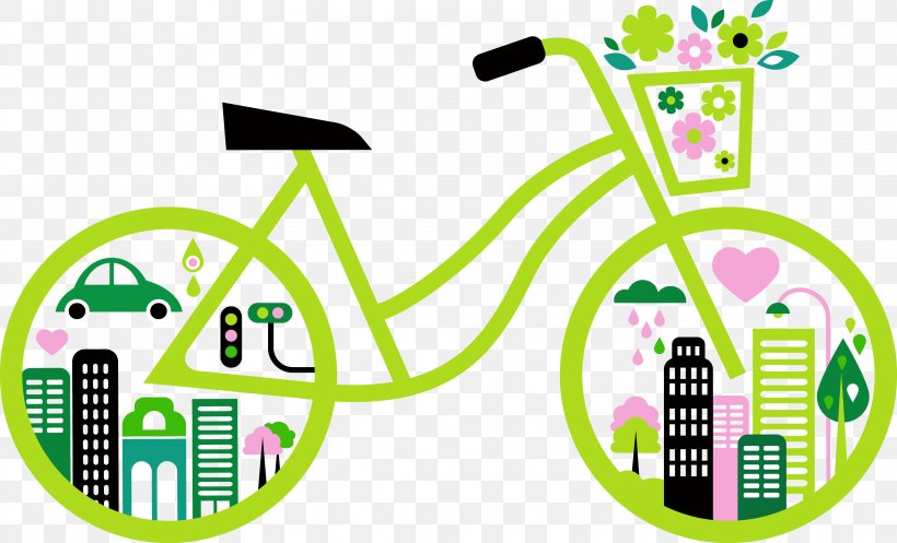Bicycle Sustainable Transport Public Transport Environmentally Friendly, PNG, 3229x1960px, Bicycle, Area, Brand, Communication, Cycling Download Free