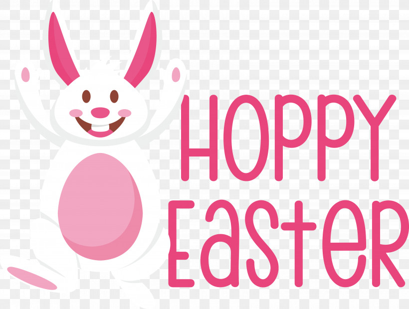 Easter Bunny, PNG, 6735x5095px, Easter Bunny, Biology, Cartoon, Flower, Happiness Download Free