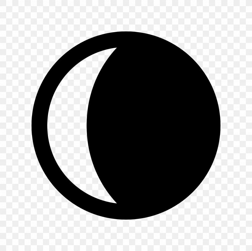 Lunar Phase Moon Crescent Symbol Clip Art, PNG, 1600x1600px, Lunar Phase, Astrological Symbols, Black, Black And White, Crescent Download Free