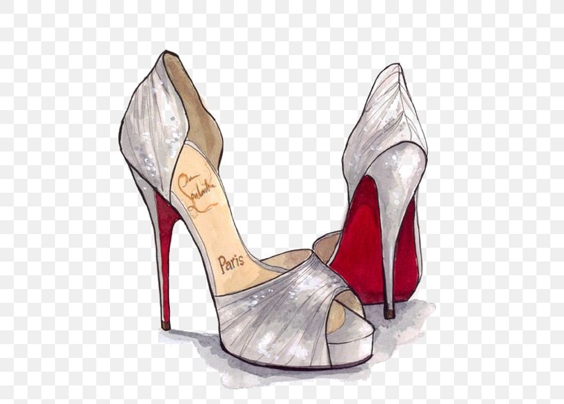 Sketch Drawing Fashion Illustration High-heeled Shoe, PNG, 513x587px, Drawing, Art, Basic Pump, Bridal Shoe, Christian Louboutin Download Free
