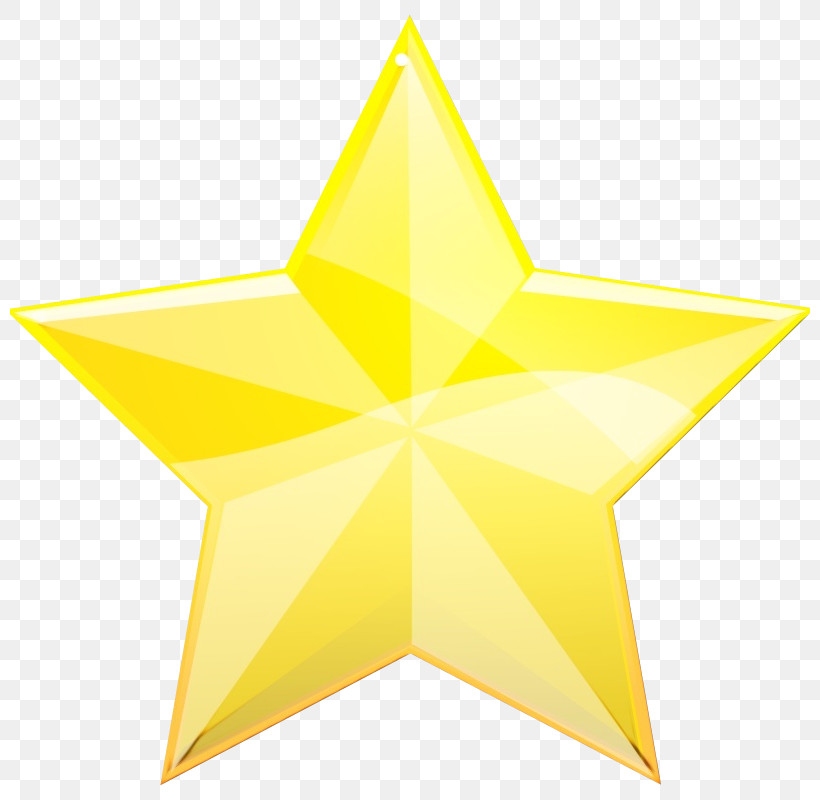 Yellow Star Symmetry Astronomical Object, PNG, 800x800px, Watercolor, Astronomical Object, Paint, Star, Symmetry Download Free