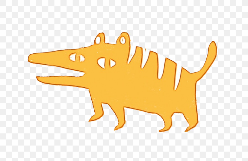 Dog Snout Yellow Animal Figurine Tail, PNG, 768x531px, Watercolor, Animal Figurine, Biology, Dog, Mad Catz Rat M Download Free