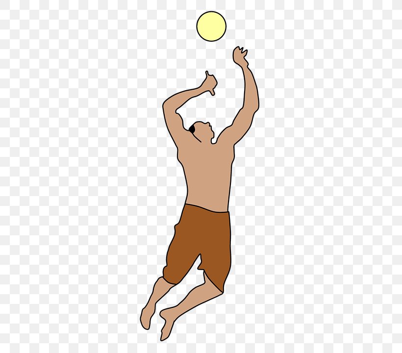 Beach Volleyball Ball Game Vertical Jump, PNG, 720x720px, Watercolor, Cartoon, Flower, Frame, Heart Download Free