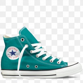 turquoise high top converse