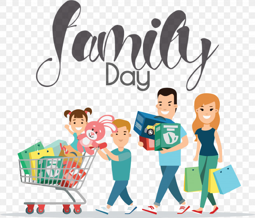 Family Day Family Happy Family, PNG, 3000x2568px, Family Day, Animation, Cartoon, Family, Happy Family Download Free