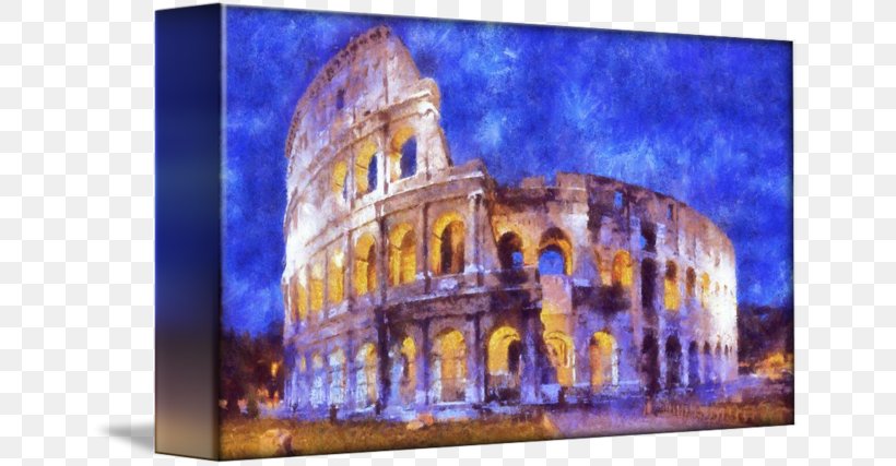 Painting Ancient Rome Canvas Italy Art, PNG, 650x427px, Painting, Ancient Rome, Arch, Art, Building Download Free