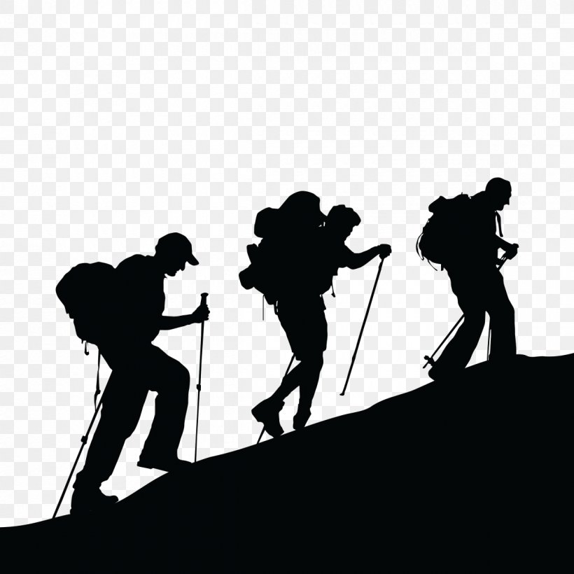 Vector Graphics Climbing Clip Art Mountaineering Illustration, PNG, 1200x1200px, Climbing, Black, Black And White, Drawing, Fun Download Free