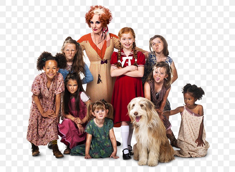 Annie Liverpool Empire Theatre Miss Agatha Hannigan Broadway Sunderland Empire Theatre, PNG, 697x600px, Annie, Broadway, Dog Breed, Dog Like Mammal, Family Download Free