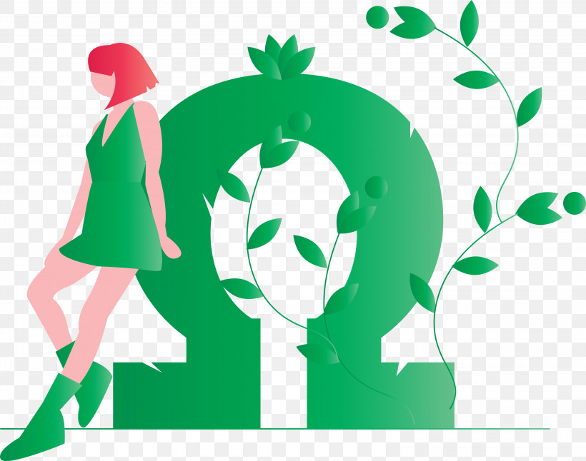 Omega Girl Modern, PNG, 3000x2364px, Omega, Girl, Green, Modern, Plant Download Free