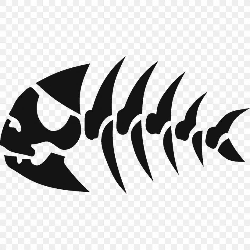 Decal Sticker Fish Stencil Pirate, PNG, 1000x1000px, Decal, Aerosol Paint, Black, Black And White, Bumper Sticker Download Free