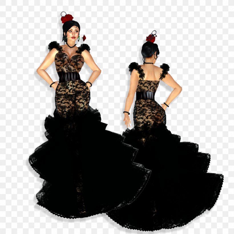 Gown Traje De Flamenca Dress Flamenco Costume, PNG, 1024x1024px, Gown, Ball Gown, Clothing, Costume, Costume Design Download Free