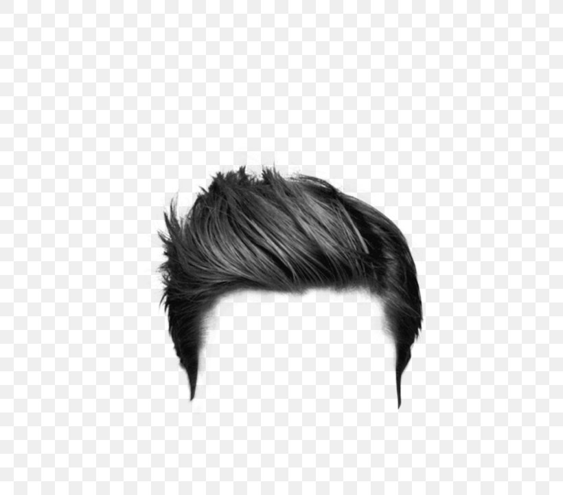 Hairstyle PicsArt Photo Studio Editing, PNG, 720x720px, Hairstyle, Adobe Photoshop Album, Black, Black And White, Black Hair Download Free