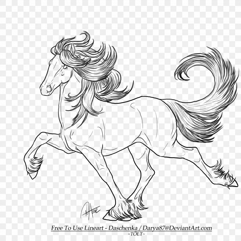 Icelandic Horse Fjord Horse Clydesdale Horse Line Art Drawing, PNG, 3000x3000px, Icelandic Horse, Animal Figure, Art, Artwork, Black And White Download Free