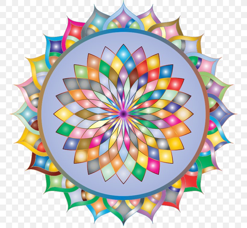 Mandala Circle Color Clip Art, PNG, 758x758px, Mandala, Color, Coloring Book, Kaleidoscope, Leaf Download Free