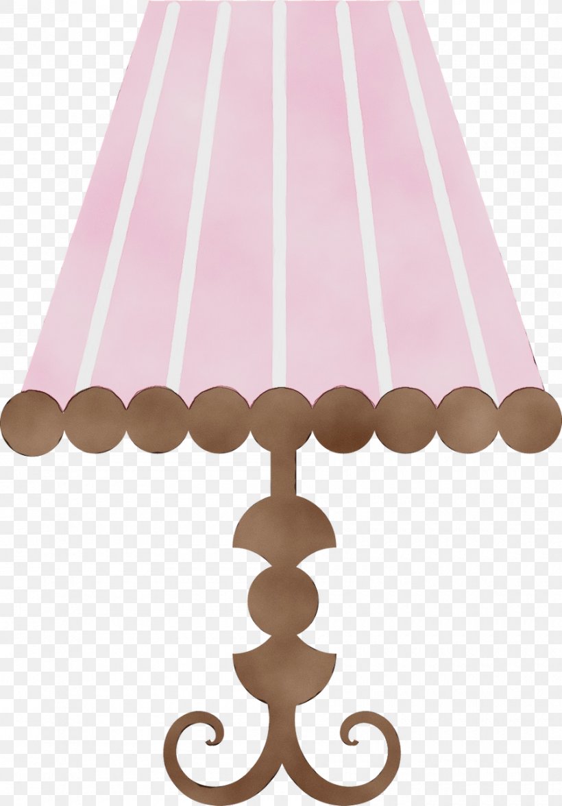 Pink Lampshade Lighting Brown Light Fixture, PNG, 900x1291px, Watercolor, Beige, Brown, Lamp, Lampshade Download Free