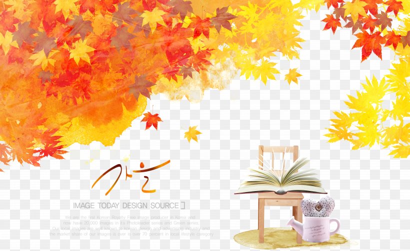 Autumn Download Maple Leaf Illustration, PNG, 5200x3191px, Autumn, Branch, Floral Design, Leaf, Maple Leaf Download Free