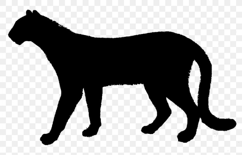 Cat Cheetah Clip Art Silhouette Lion, PNG, 1024x660px, Cat, Animal Figure, Big Cats, Black Panther, Blackandwhite Download Free