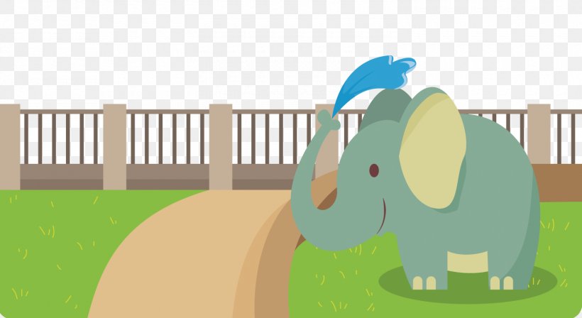 Elephant Cartoon Euclidean Vector Illustration, PNG, 1500x821px, Elephant, Artworks, Cartoon, Comics, Elephants And Mammoths Download Free