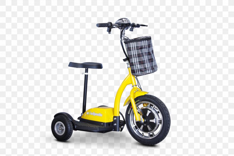 Three-wheeler Mobility Scooters Electric Vehicle, PNG, 2024x1349px, Wheel, Allterrain Vehicle, Bicycle, Bicycle Accessory, Car Download Free