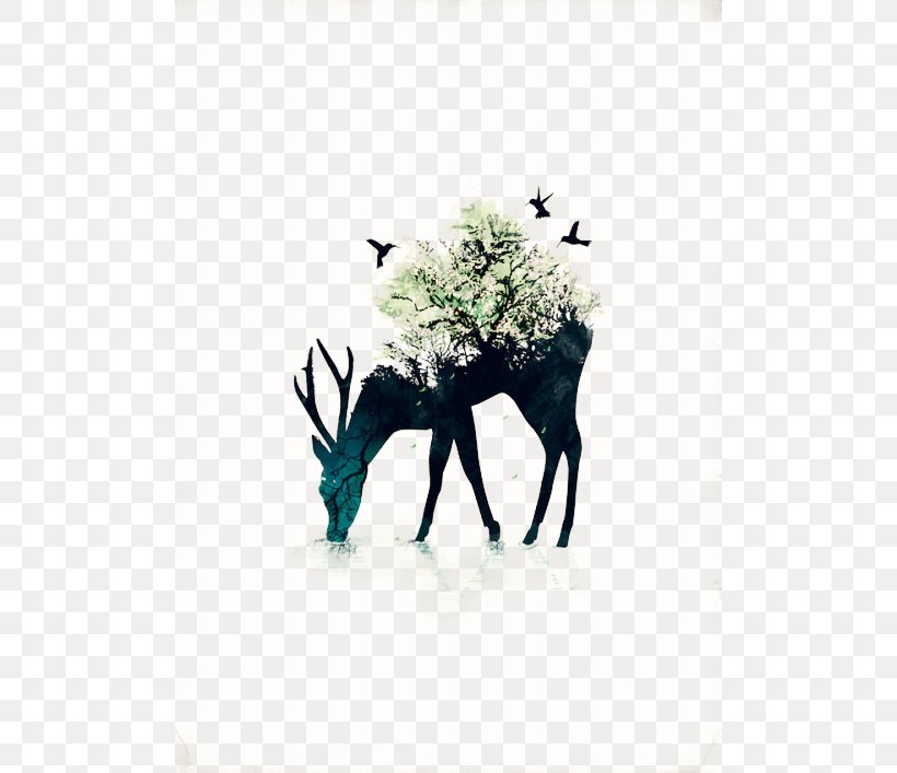 Art Drawing Graphic Design Illustration, PNG, 500x707px, Art, Antler, Artist, Arts, Branch Download Free