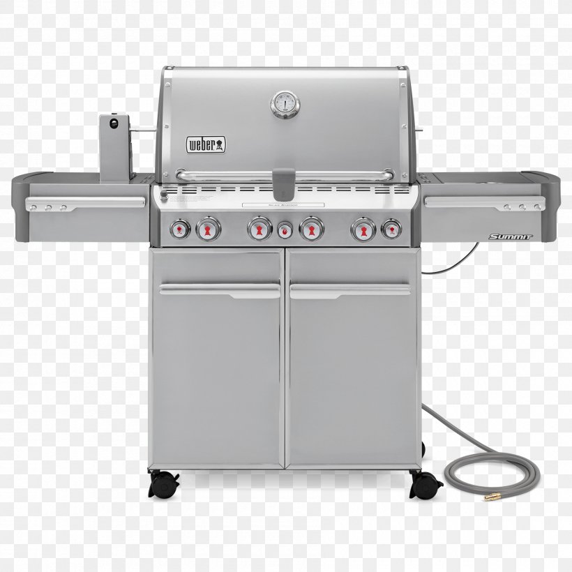Barbecue Weber Summit S-670 Weber-Stephen Products Weber Summit S-470 Propane, PNG, 1800x1800px, Barbecue, Gas Burner, Gasgrill, Kitchen Appliance, Machine Download Free