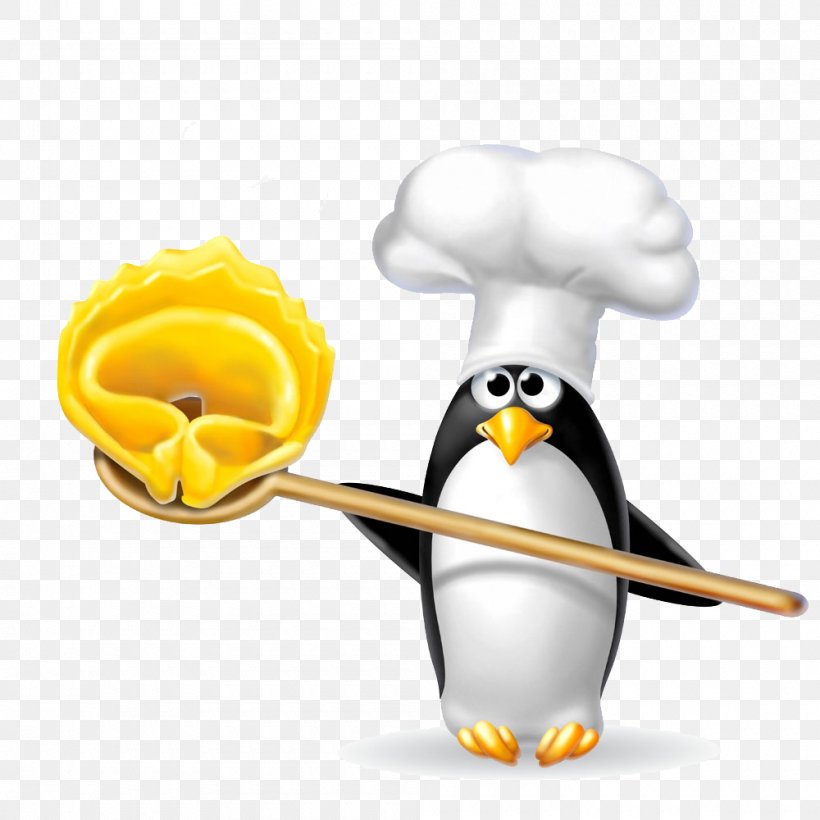 Penguin Chef Cooking Food, PNG, 1000x1000px, Penguin, Animation, Beak, Bird, Chef Download Free