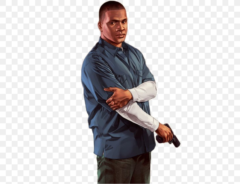 Shawn Fonteno Grand Theft Auto V Grand Theft Auto: San Andreas Franklin Clinton, PNG, 627x627px, Shawn Fonteno, Arm, Dress Shirt, Franklin Clinton, Gerald Johnson Download Free